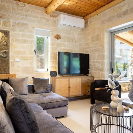 Villa Smaragda Stone Retreat With Private Pool Chania (Crete)