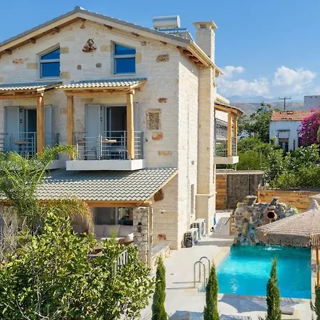 Villa Smaragda Stone Retreat With Private Pool Chania (Crete)