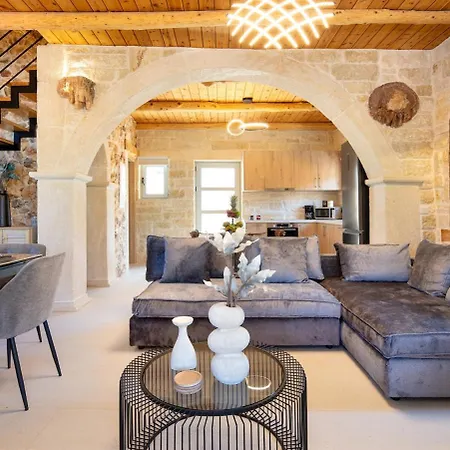 Smaragda Stone Retreat With Private Pool Chania (Crete)
